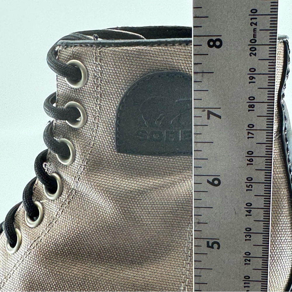 Sorel Joan of Arctic Wedge II PDX Waterproof Lace Up Leather Ankle Boots SZ 8.5 - Picture 12 of 12